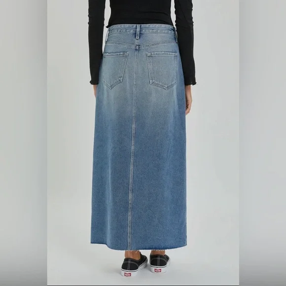 Midi Denim Skirt - Picture 2 of 3